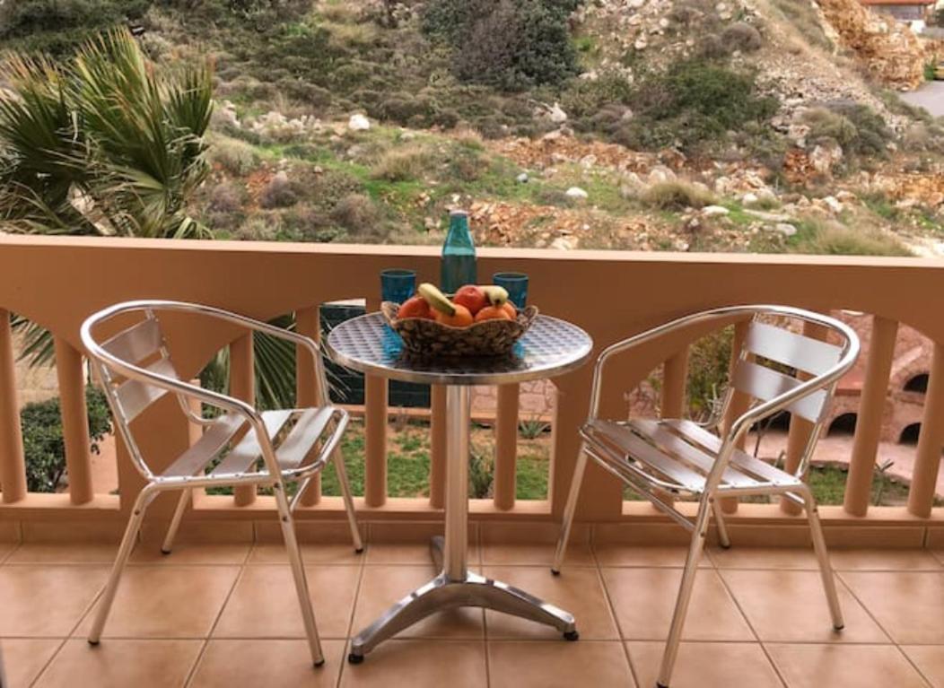 העיירה רתימנו Koumpe Blue Sea View Apartment מראה חיצוני תמונה